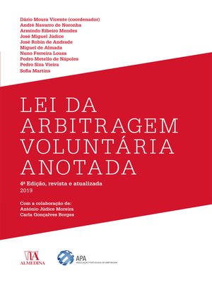 cover image of Lei da Arbitragem Voluntária Anotada--4ª Edição